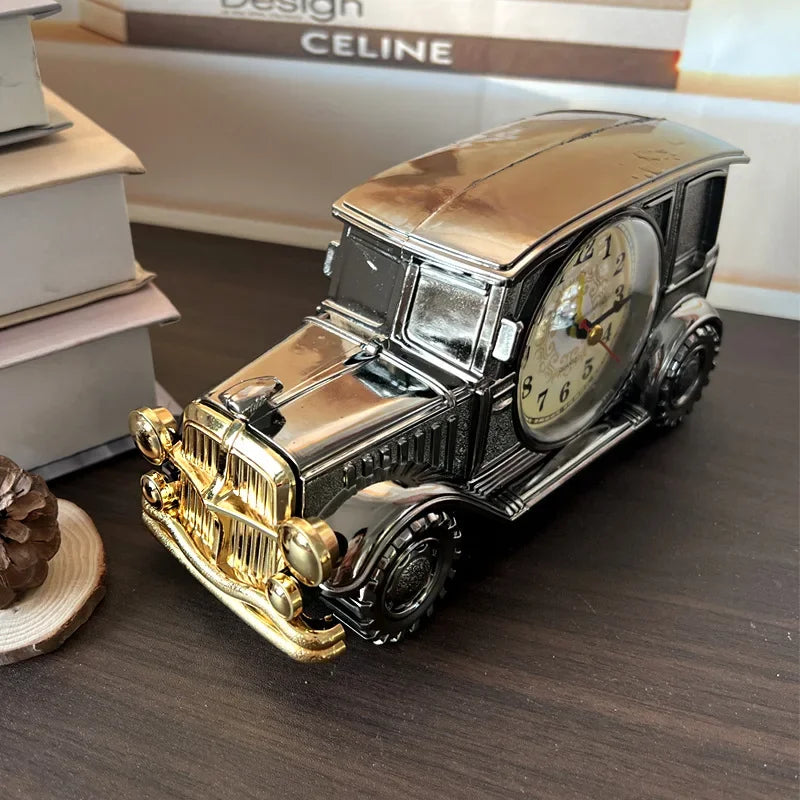 Relógio de Mesa Vintage Carro - Despertador Elegante