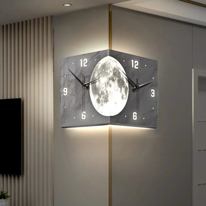 Relógio de Parede Luminoso com Controle Remoto