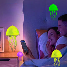 Luminária Flutuante com Controle de Voz - 72 Cores para Decoração