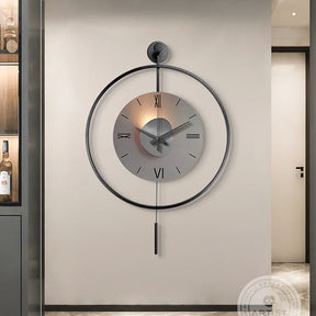 Relógio de Parede Luxo Moderno para Sala de Estar