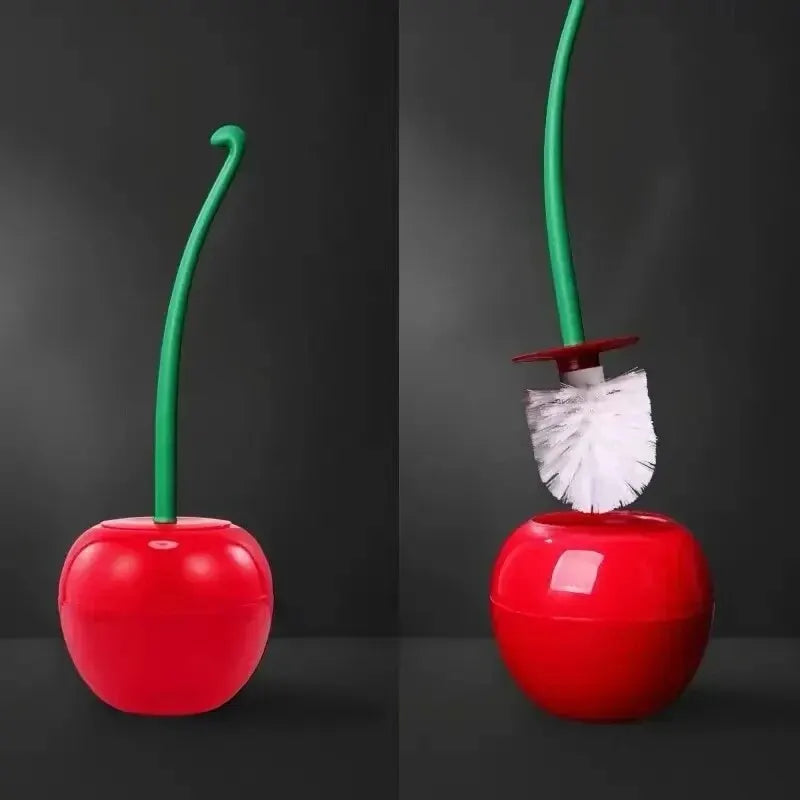 Escova de Toalete Criativa em Forma de Cereja