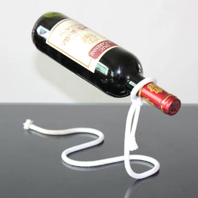 Suporte de Vinho em Corrente de Ferro - Design Criativo para Casa e Cozinha
