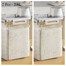 Caixa Hermética para Grãos 2,5L - Pote Organizador de Cozinha