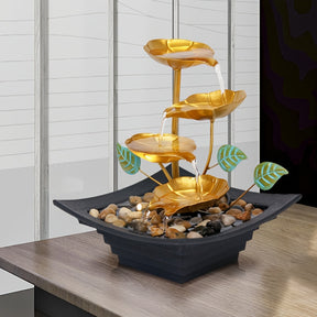 Fonte Decorativa de Mesa USB - Relaxamento e Elegância