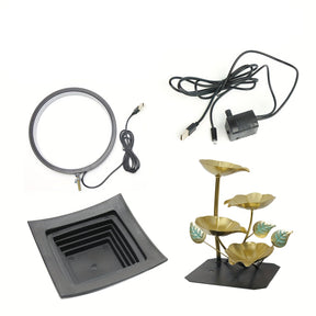 Fonte Decorativa de Mesa USB - Relaxamento e Elegância