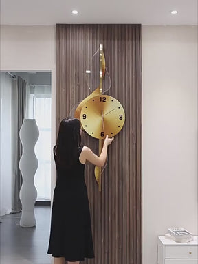 Relógio de Parede LED Luxo Moderno para Sala